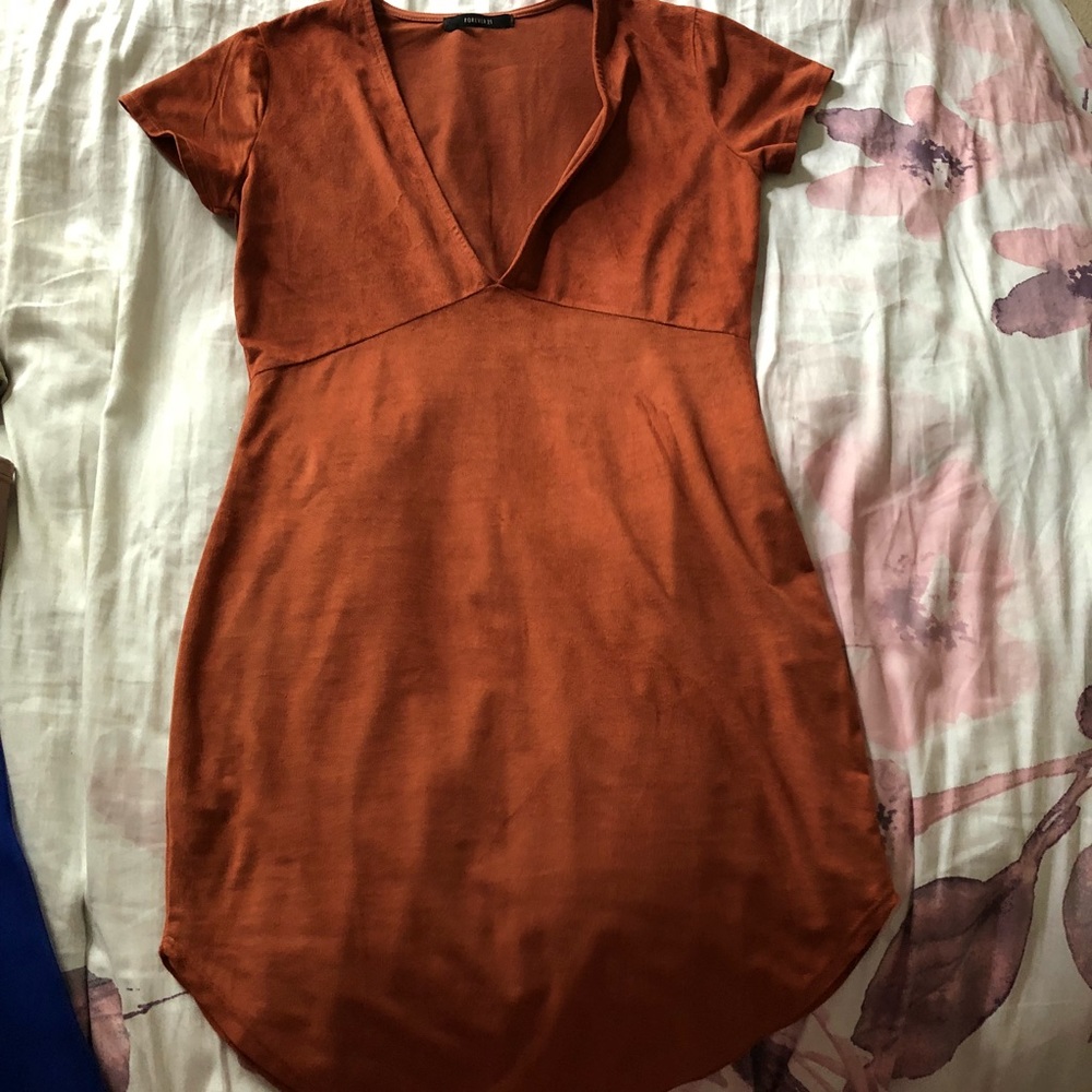 Velvet bodycon lowcut dress